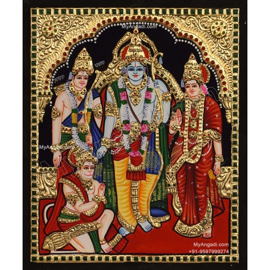 Ram Durbar Tanjore Painting Ram Durbar Tanjore Painting