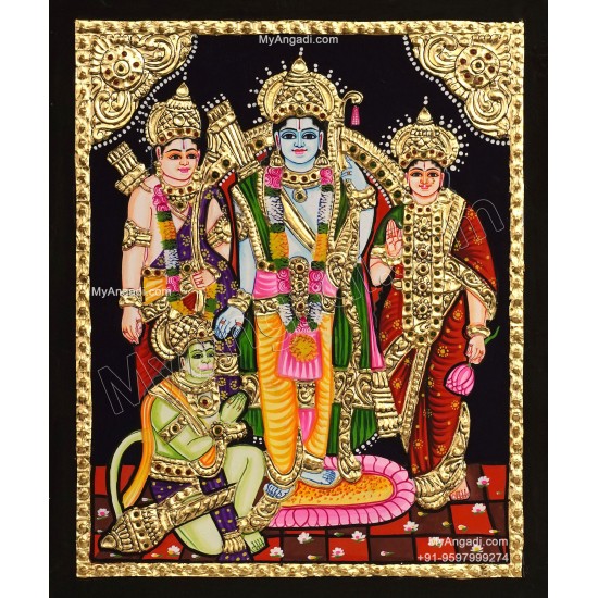 Ram Durbar Tanjore Painting Ram Durbar Tanjore Painting