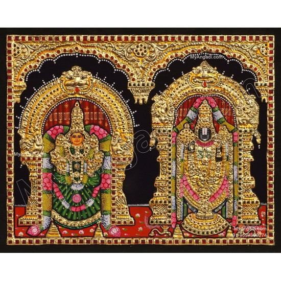 Balaji Thayar Tanjore Painting Balaji Thayar Tanjore Painting