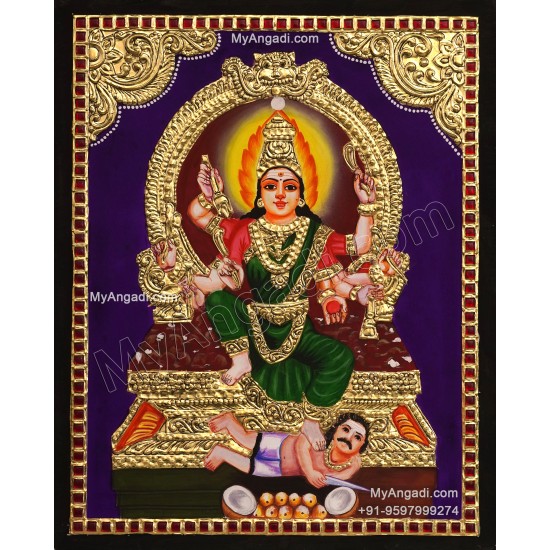 Kuladeivam Tanjore Painting
