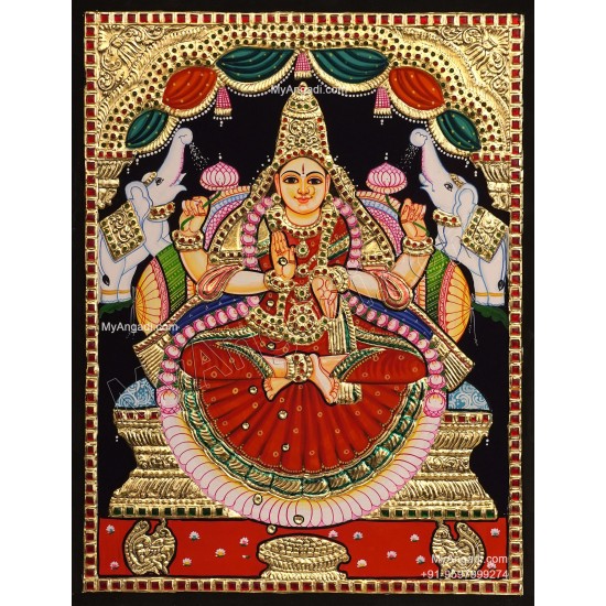Gajalakshmi Tanjore Paintings