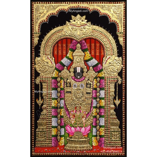 Balaji Lakshmi Tanjore Painting