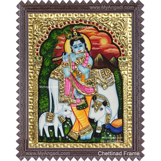 Krishna Tanjore Painting Krishna Tanjore Painting