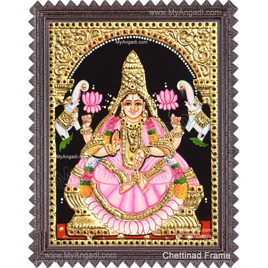 Gaja Lakshmi Tanjore Paintings