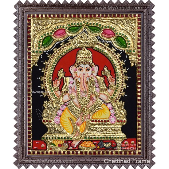 Ganesha  Tanjore Paintings