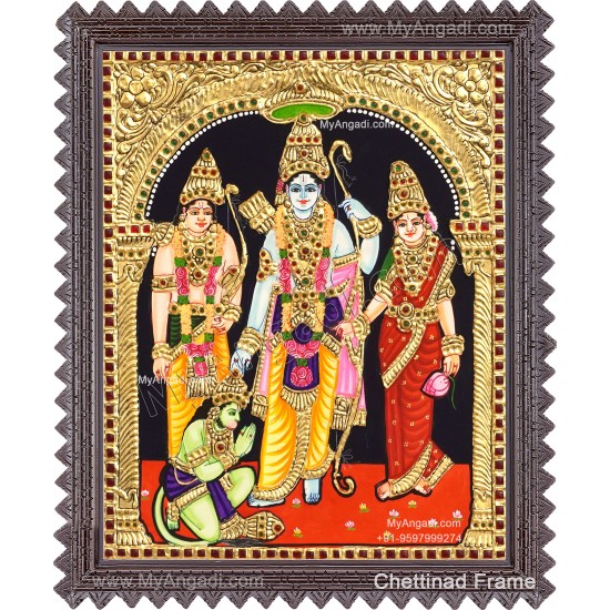 Ram Darbar Tanjore Painting Ram Darbar Tanjore Painting
