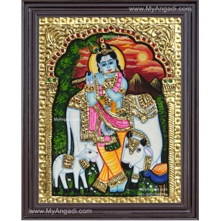 Krishna Tanjore Painting