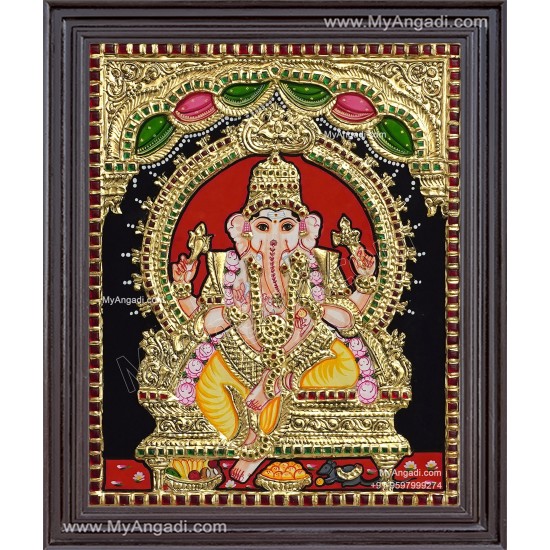 Ganesha  Tanjore Paintings