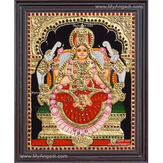 Gajalakshmi  Tanjore Painting