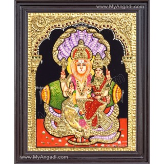 Lakshmi Narasimhar Tanjore Painting