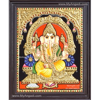 Ganesha  Tanjore Painting