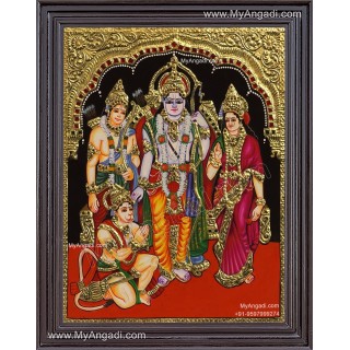 Ram Darbar Tanjore Painting