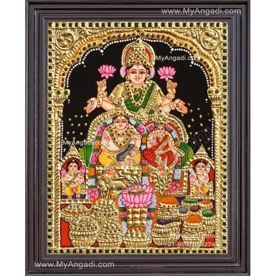 Kubera Lakshmi Tanjore Paintings Kubera Lakshmi Tanjore Paintings