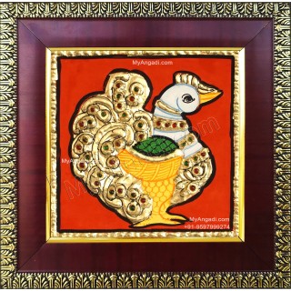 Swan Tanjore Painting