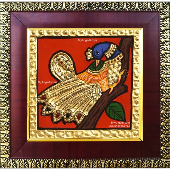 Peacock Tanjore Paintings Peacock Tanjore Paintings