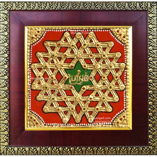 Aiswarya Kolam Tanjore Painting Aiswarya Kolam Tanjore Painting