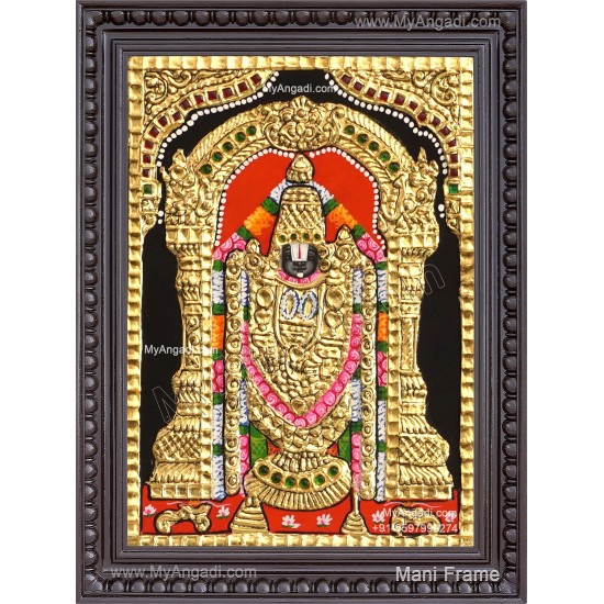 Venkateshwara  Swamy Tanjore Painting