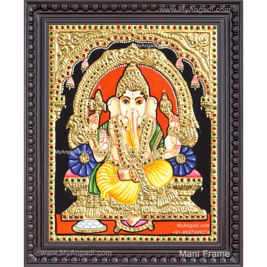 Ganesha Tanjore Painting Ganesha Tanjore Painting