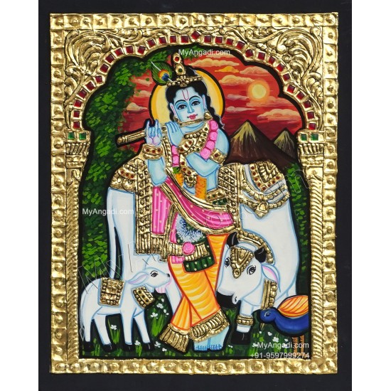 Krishna Tanjore Painting Krishna Tanjore Painting