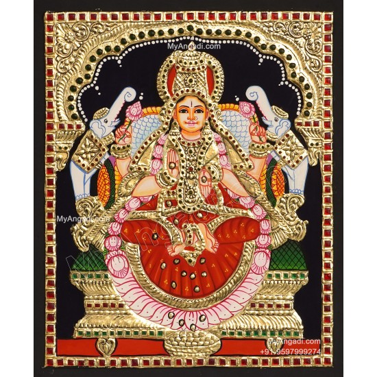 Gaja Lakshmi Tanjore Paintings