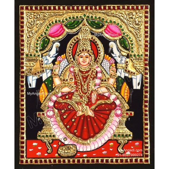 5 Set Ganesha Murugan Balaji Lakshmi Saraswathi Tanjore painting
