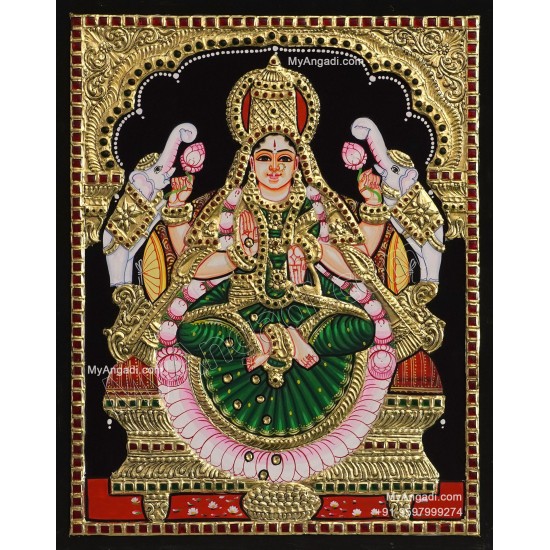 Gajalakshmi Tanjore Paintings Gajalakshmi Tanjore Paintings
