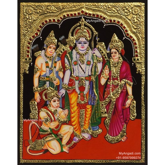 Ram Darbar Tanjore Painting