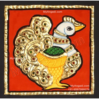 Swan Tanjore Painting