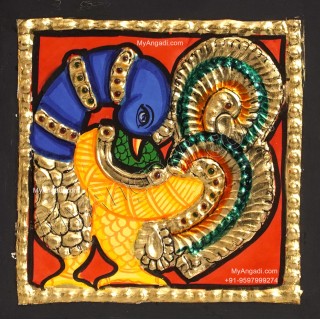 Peacock Tanjore Paintings