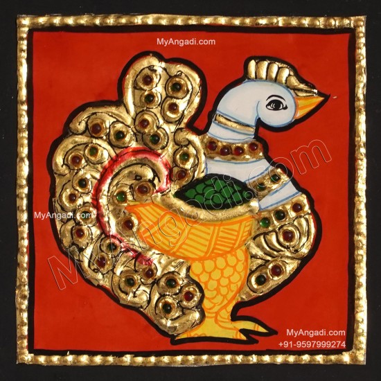 Swan Tanjore Painting