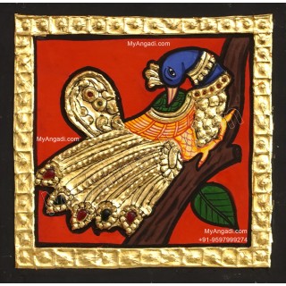 Peacock Tanjore Paintings Peacock Tanjore Paintings