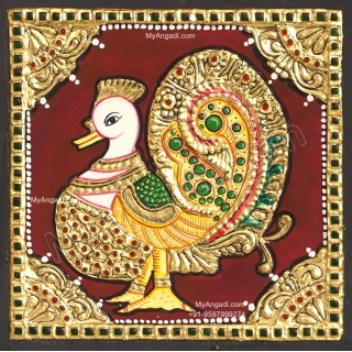 Swan Tanjore Painting