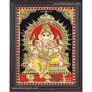 Ganesha  Tanjore Paintings