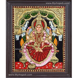 Gaja Lakshmi Tanjore Painting