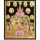 Kuber Lakshmi Tanjore Painting