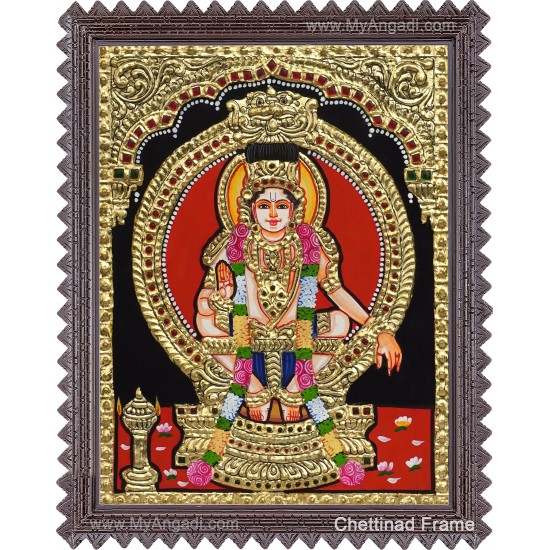 Ayyappan Tanjore Painting