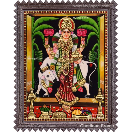 Grahalakshmi Tanjore Painting 