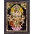 Kan Drishti Ganesha Tanjore Painting
