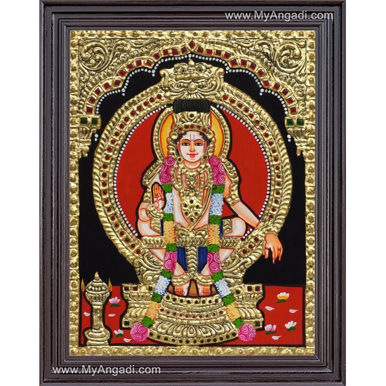 Ayyappan Tanjore Painting