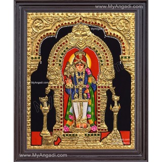 Raja Alangara Murugan Tanjore Painting