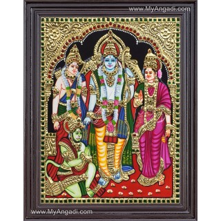 Ramar Pattabhisekam Tanjore Painting