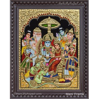 Ramar Pattabhisekam Tanjore Painting Ramar Pattabhisekam Tanjore Painting