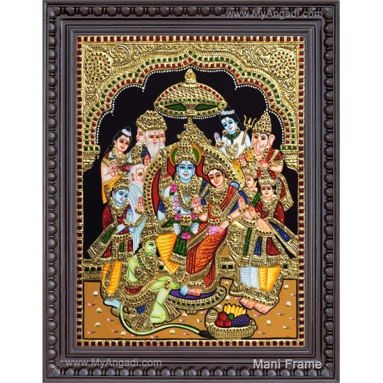 Ramar Pattabhisekam Tanjore Painting
