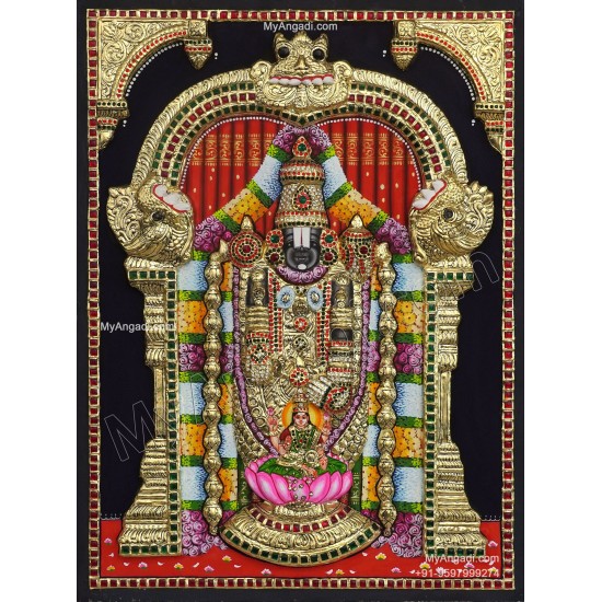 Balaji Lakshmi 3D Tanjore Painting