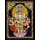 Kan Drishti Ganesha Tanjore Painting