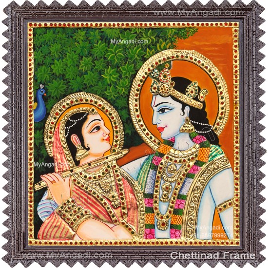 Radha Krishna Tanjore Paintings