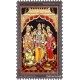 Ram Darbar - Ram with Sita, Hanuman, Lakshmanan  Tanjore Painting