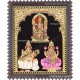 Lalitha Devi Saraswathi Lakshmi Tanjore Painting