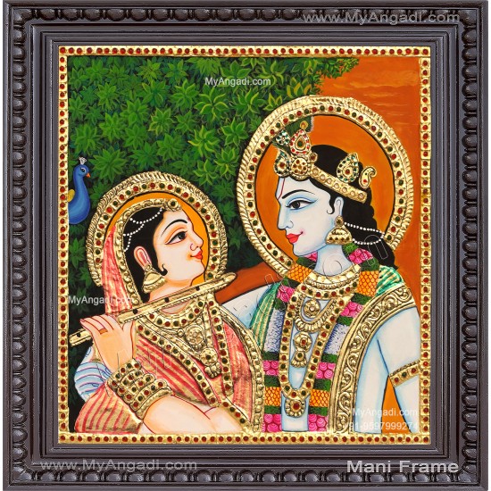 Radha Krishna Tanjore Paintings