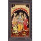 Ram Darbar - Ram with Sita, Hanuman, Lakshmanan  Tanjore Painting